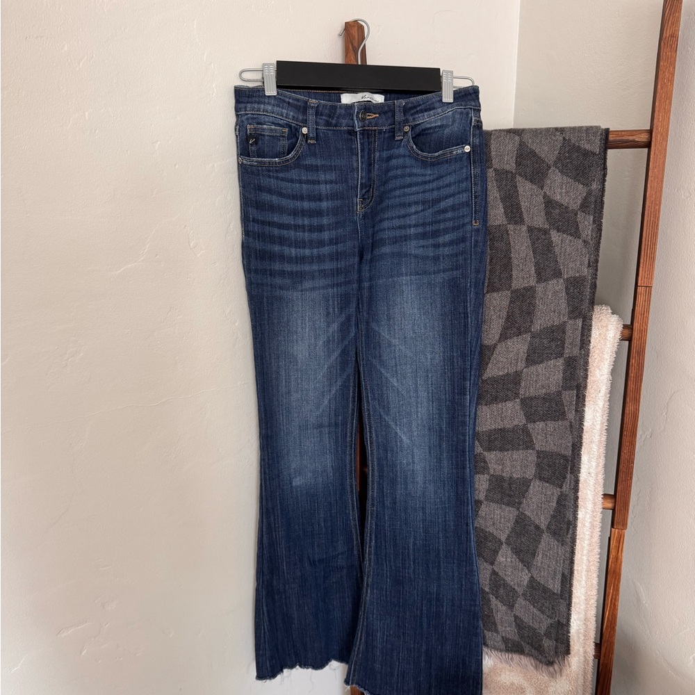 KanCan Dark Blue Flare Jeans